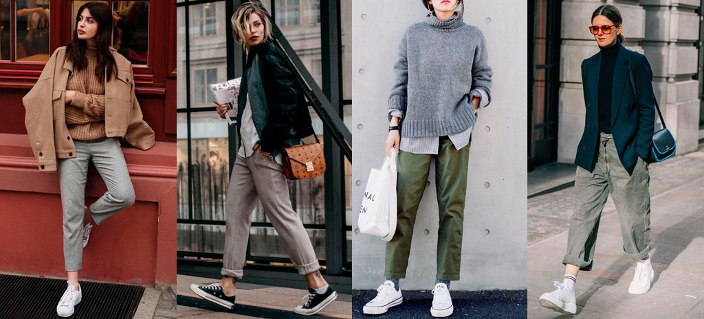 look home office com tênis