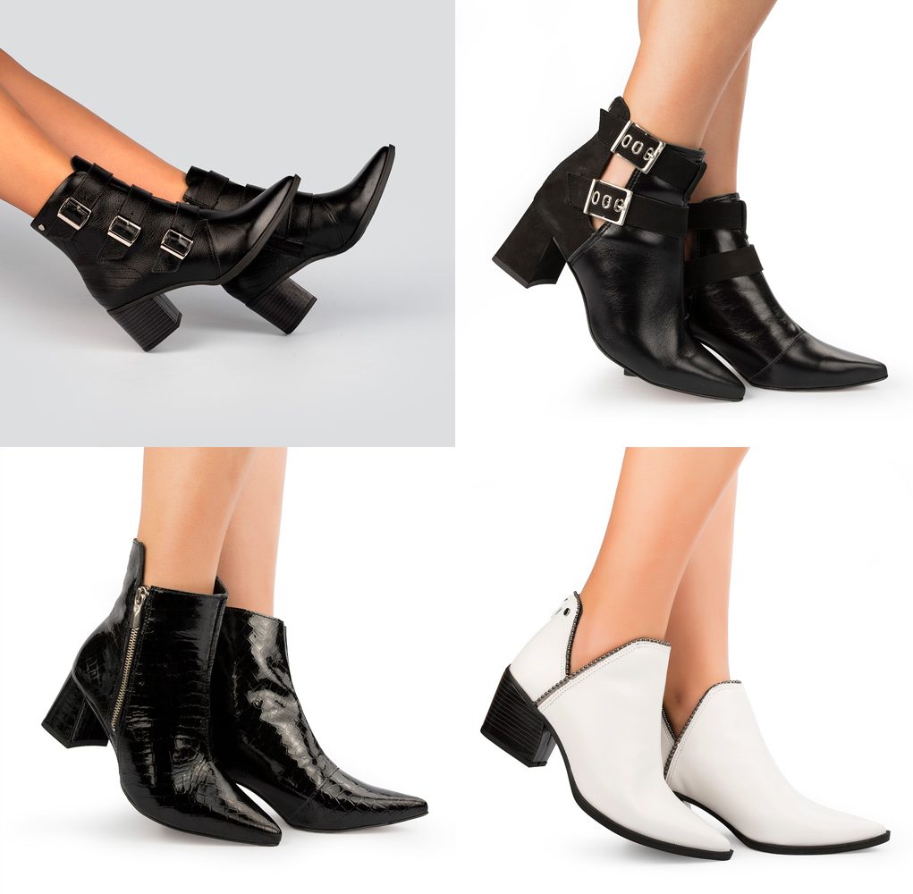 Tanara botas com metais ankle boots