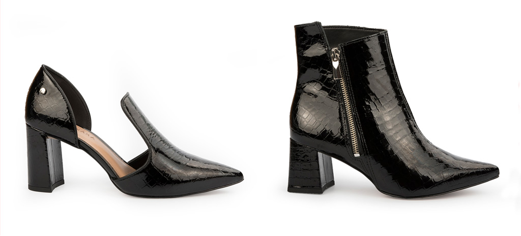 Sapatos Tanara Croco