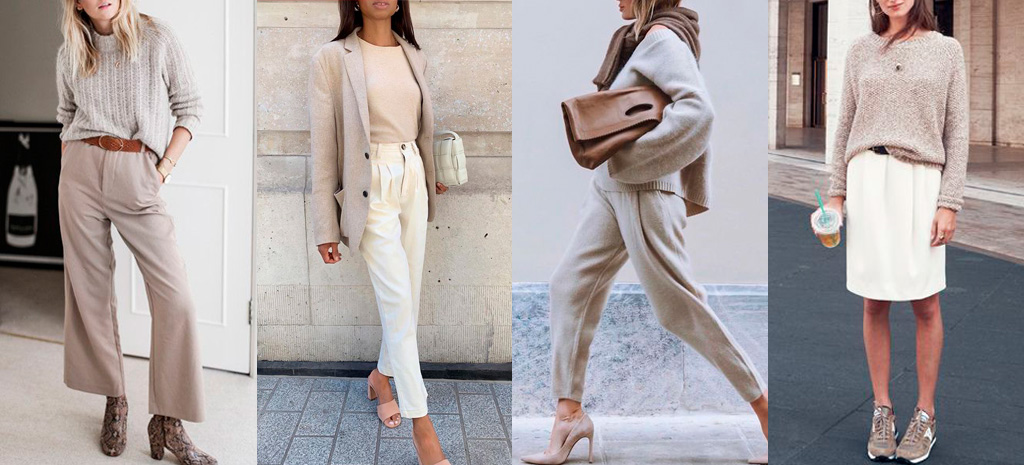 cor greige em look minimalista
