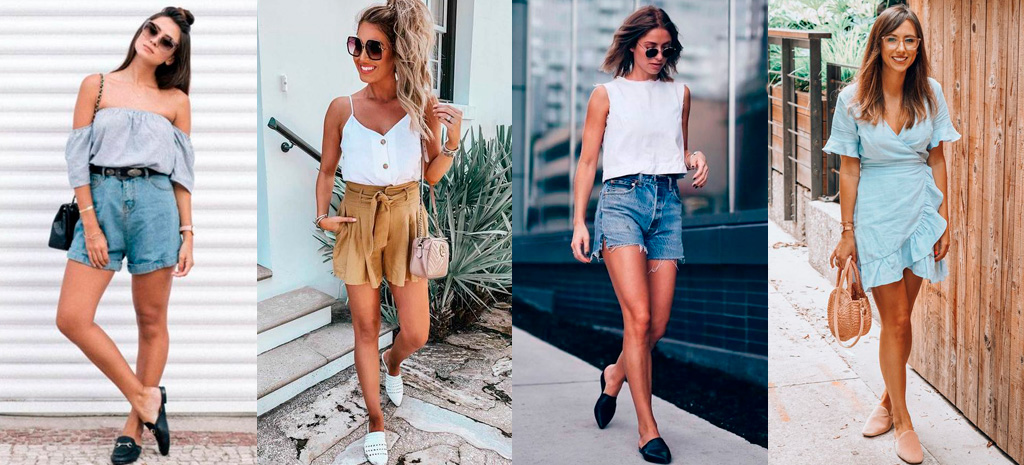 Look passeio de look casual com mule