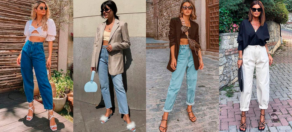 look urbano com salto em acrílico