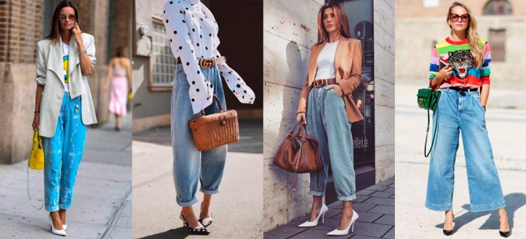 glamour em looks com jeans oversized e scarpin