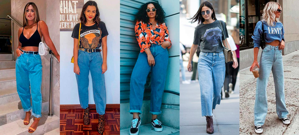 Clássicos: calça jeans ampla