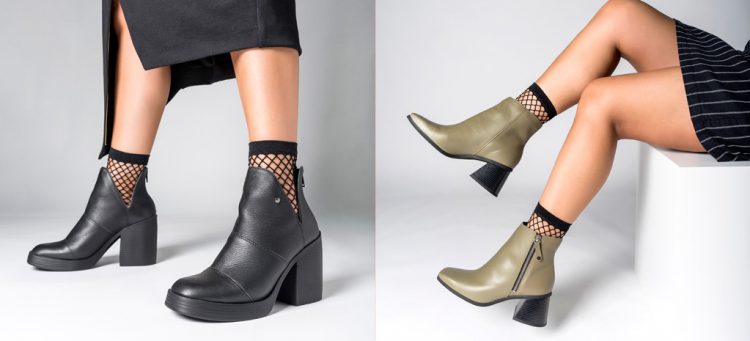 Botas Tanara para usar com meia arrastão