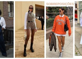 Sobreposições feitas com camisa