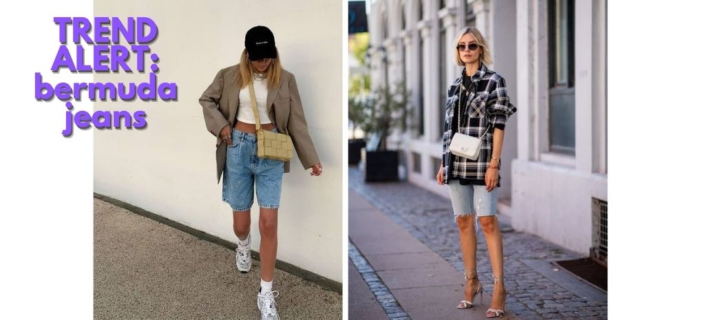 Nova tendênia da moda: bermuda jeans
