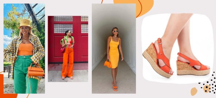 A cor laranja traz energia e criatividade ao visual! (Fotos: divulgação).