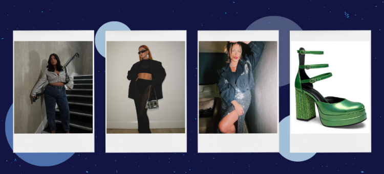 Leve muita informação de moda em seus looks com os brilhos do novo sapato Tanara. (Fotos: divulgação).