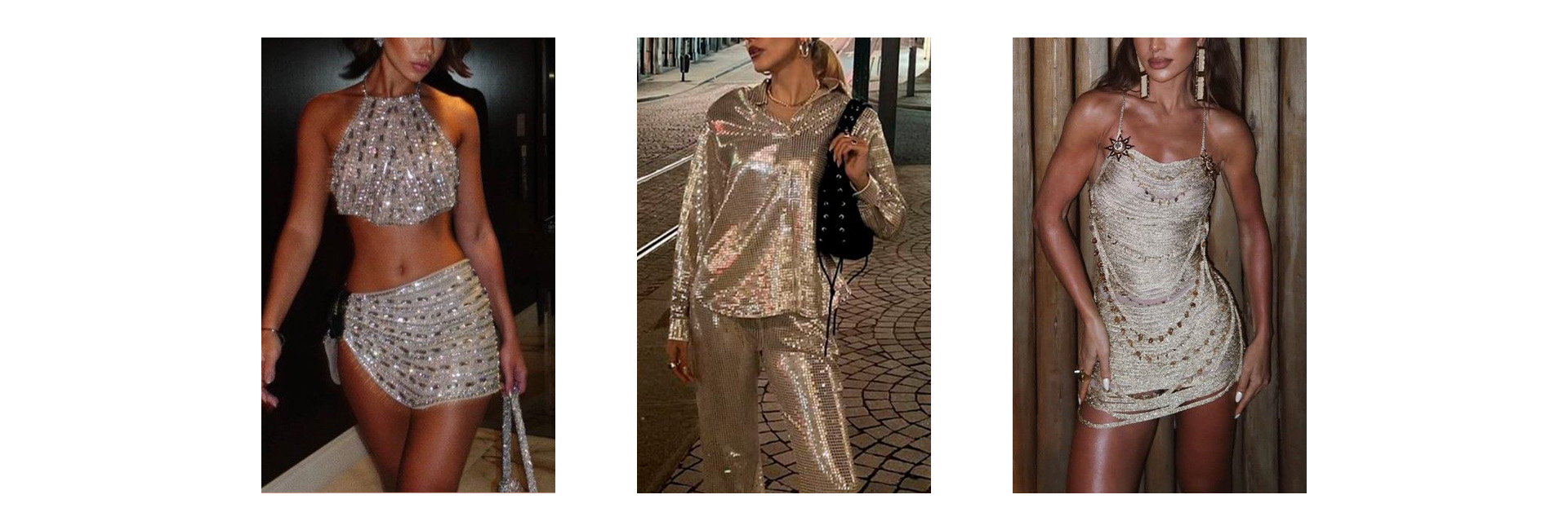 Glamour Urbano no Carnaval com a sandália metalizada.